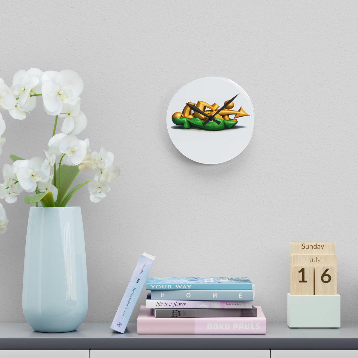 DSI Acrylic Wall Clock