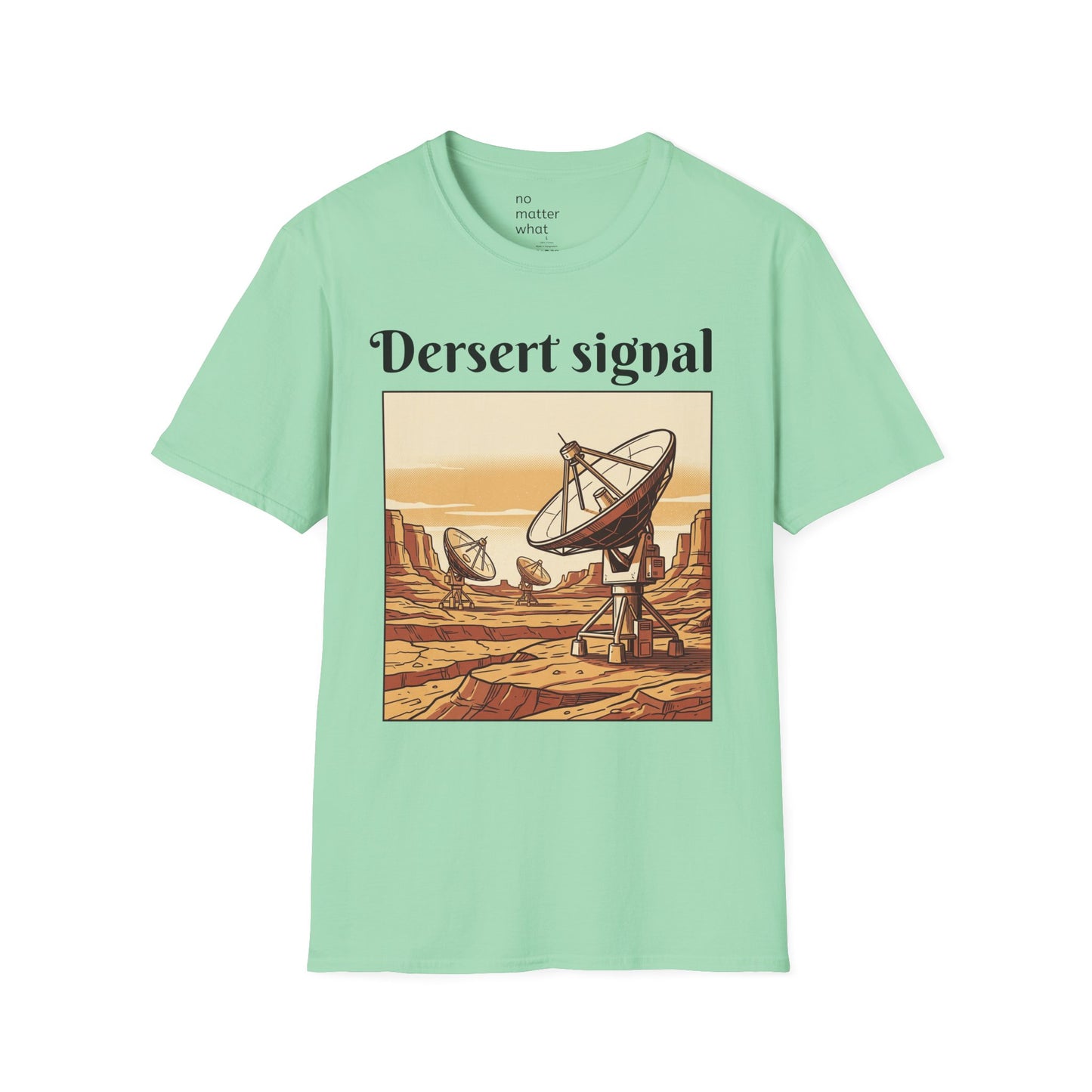 Desert Signal Retro Satellite Dish Graphic Tee
