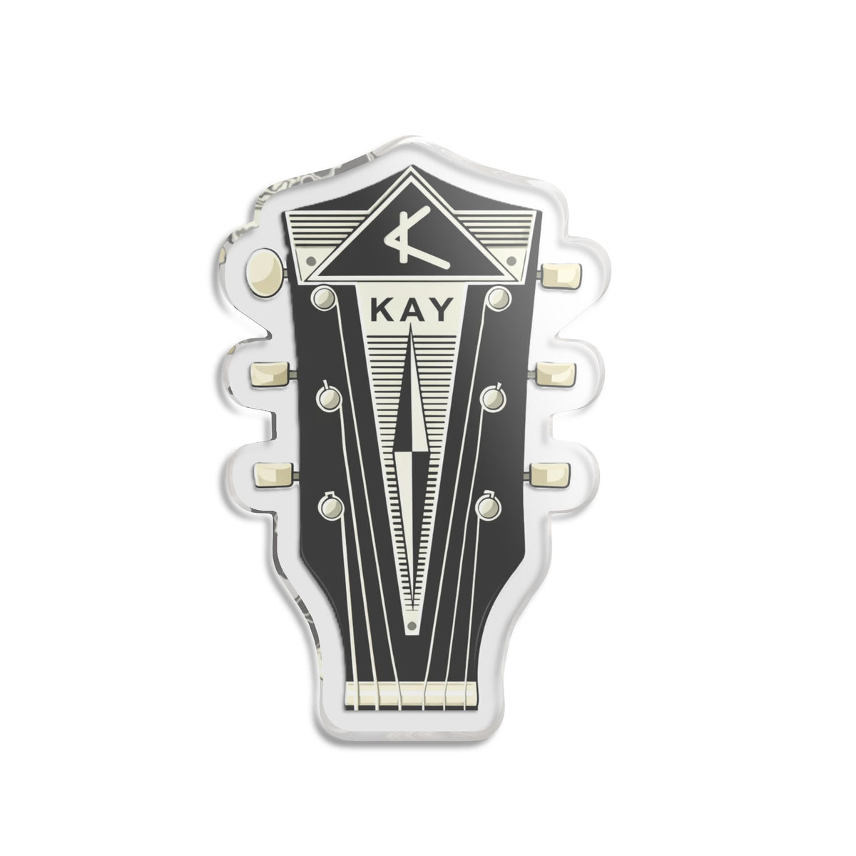 Custom Guitar Headstock Pin — Personalized KAY Design