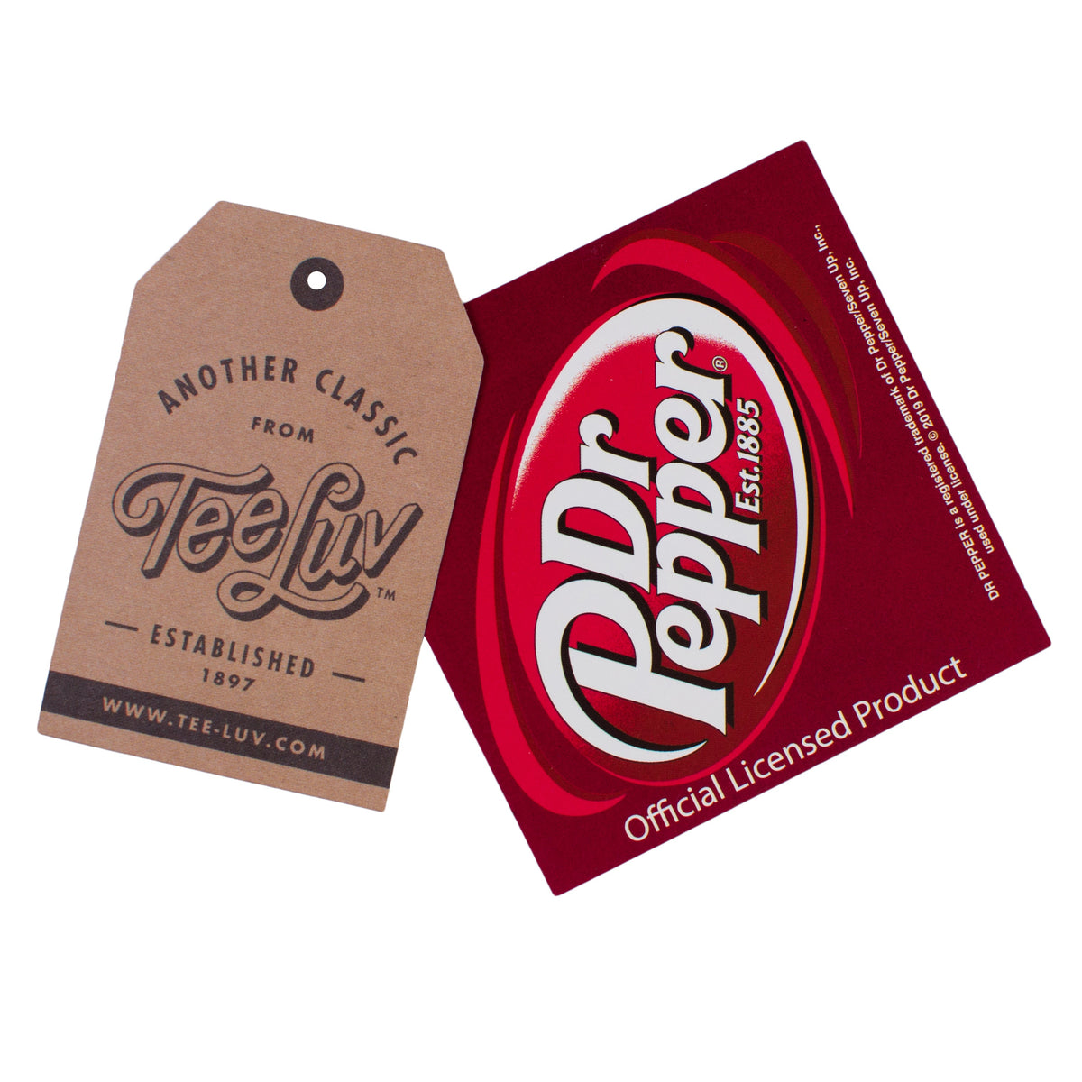 Dr Pepper Oval Logo Hat - Tan and Red
