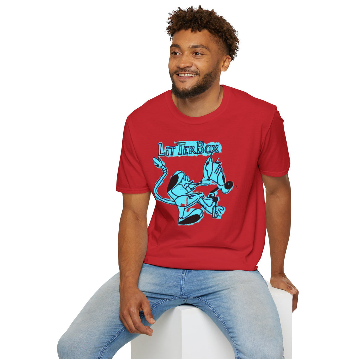 Litterbox Cat Graphic T-Shirt