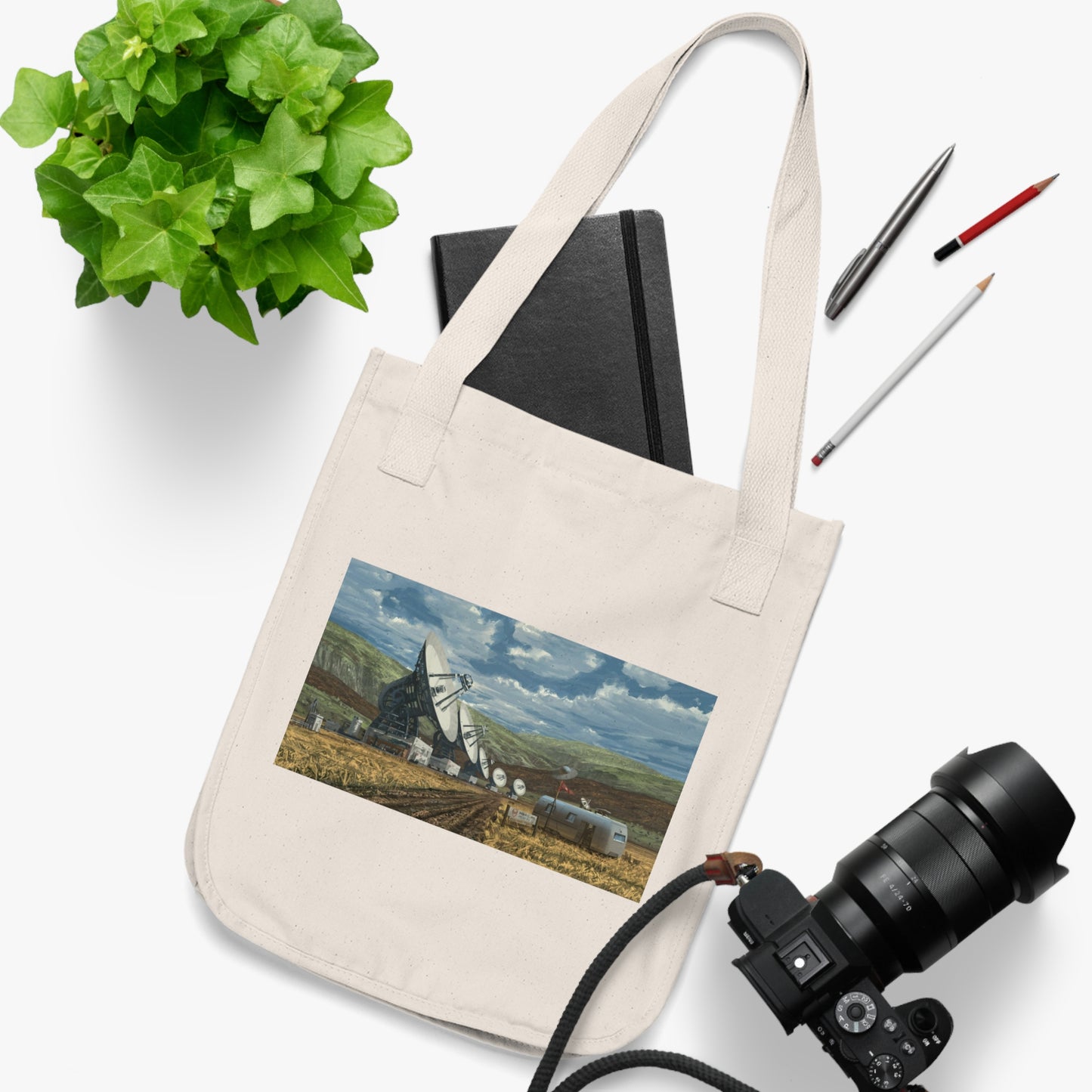 Canvas Tote — Desert Signal Industries Vintage Tape Design