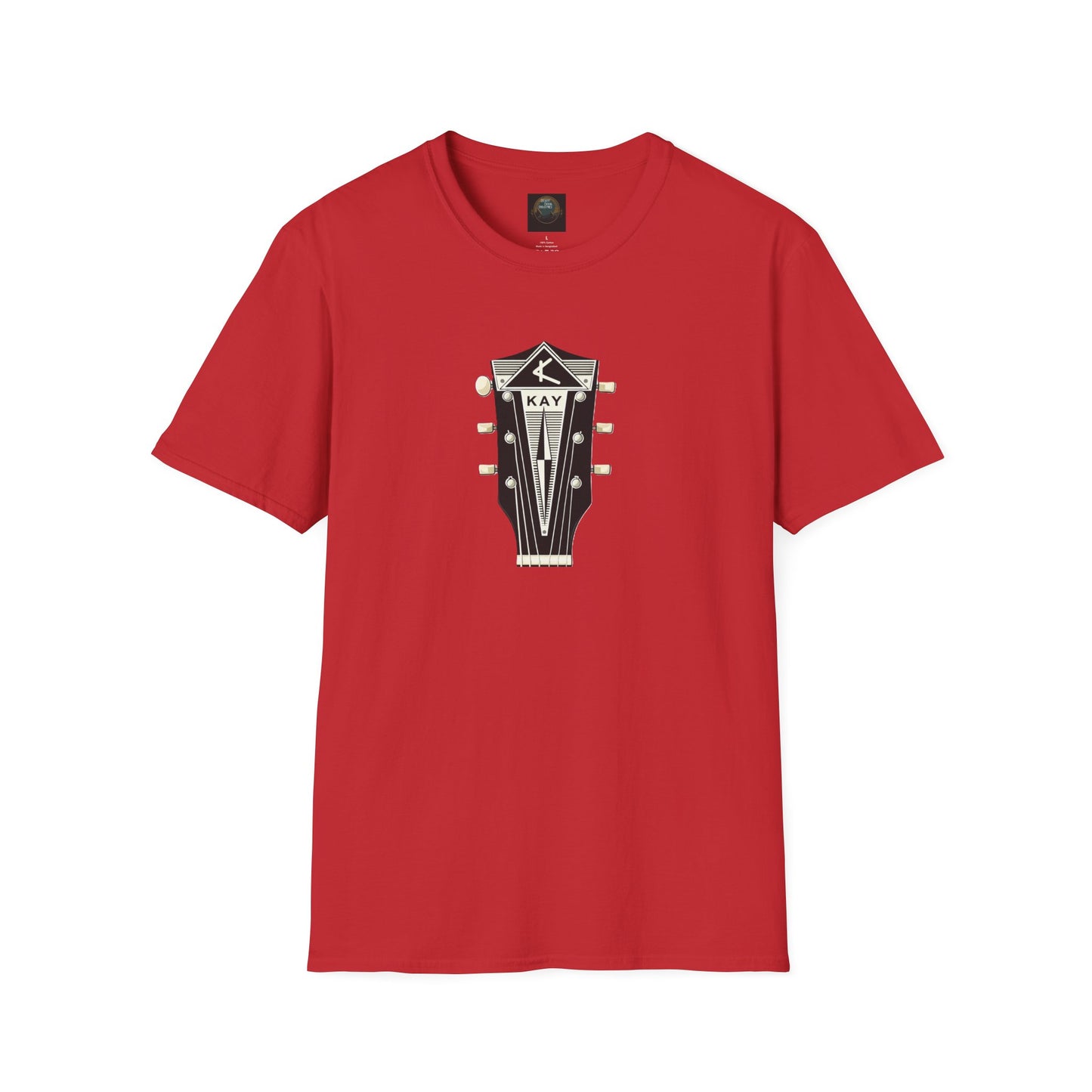 Vintage Kay Guitar Headstock T-Shirt — Retro Music Tee for Guitarists