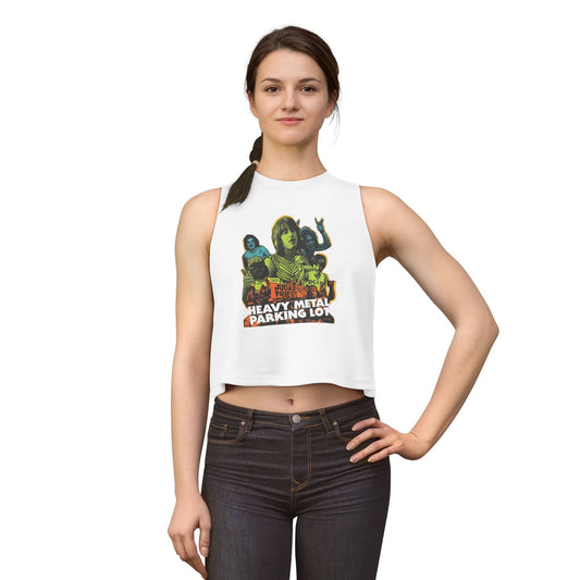Heavy Metal Parking Lot Graphic Crop Top