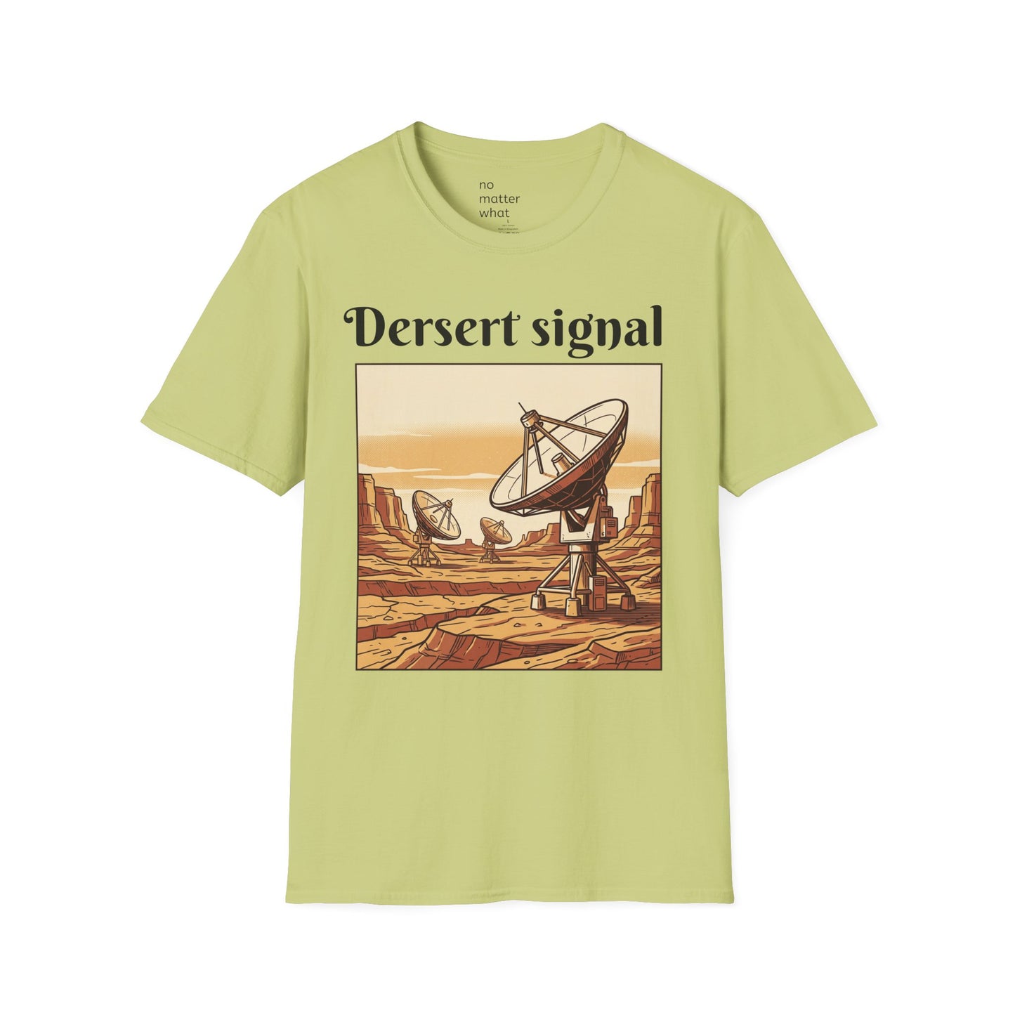 Desert Signal Retro Satellite Dish Graphic Tee