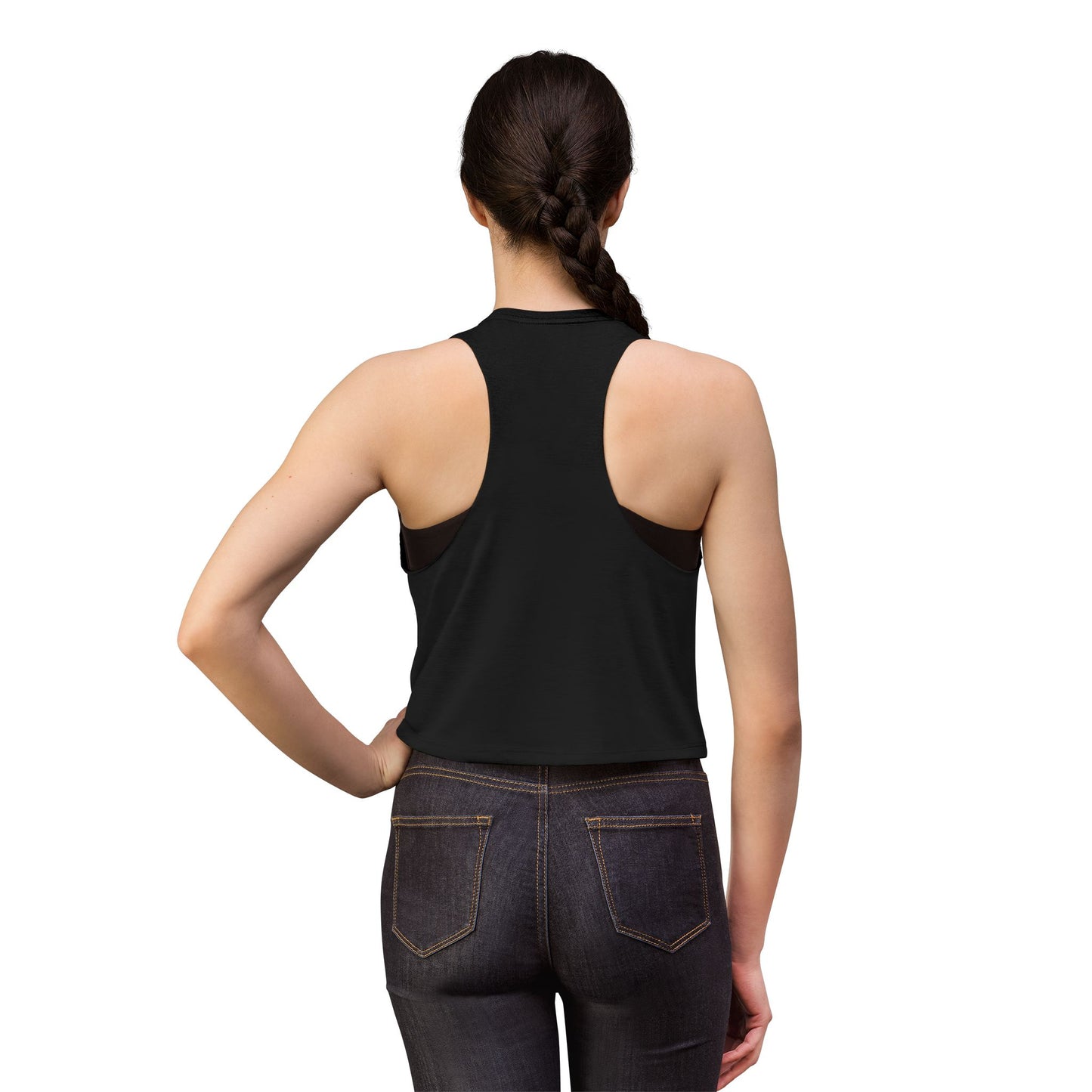 Heavy Metal Parking Lot Graphic Crop Top