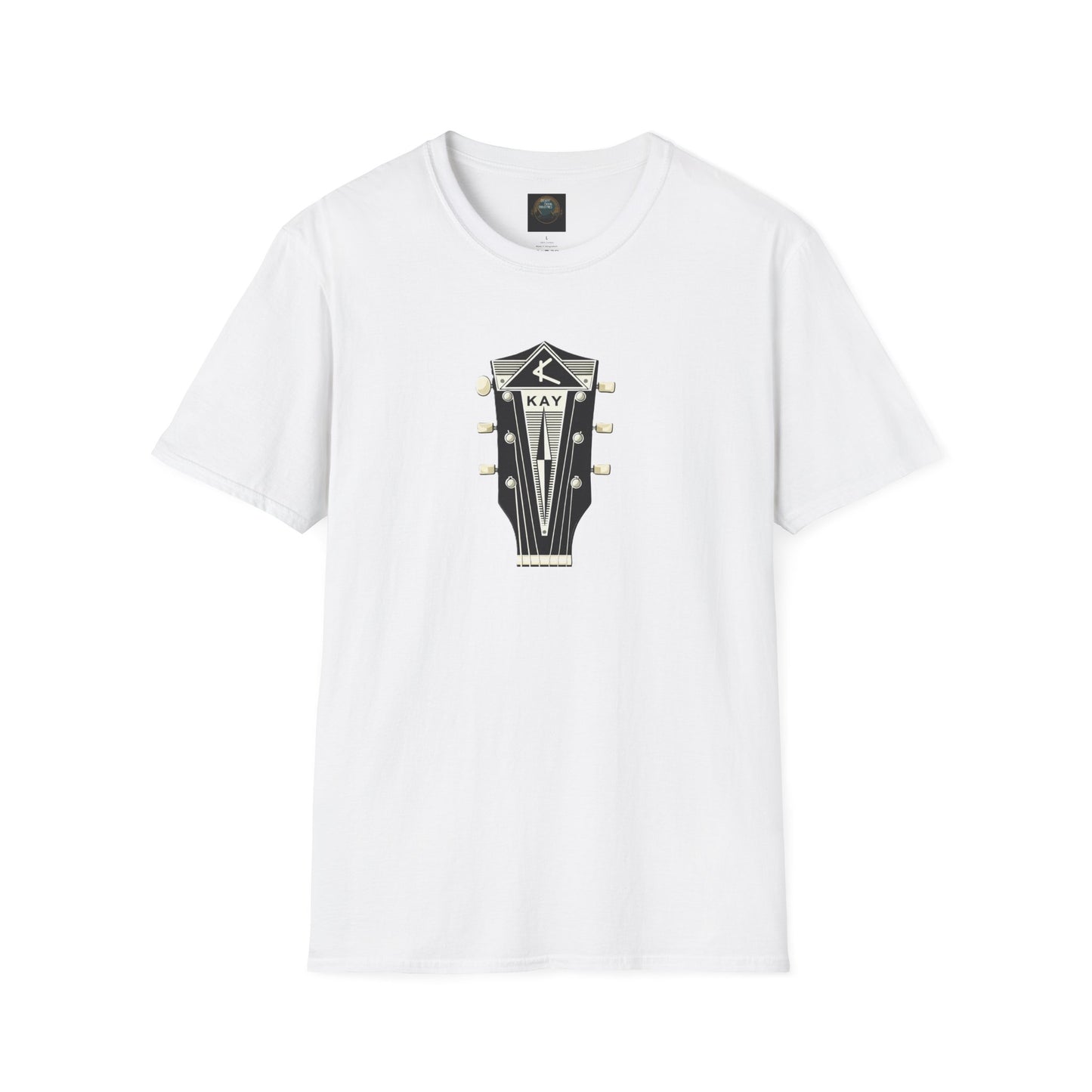 Vintage Kay Guitar Headstock T-Shirt — Retro Music Tee for Guitarists