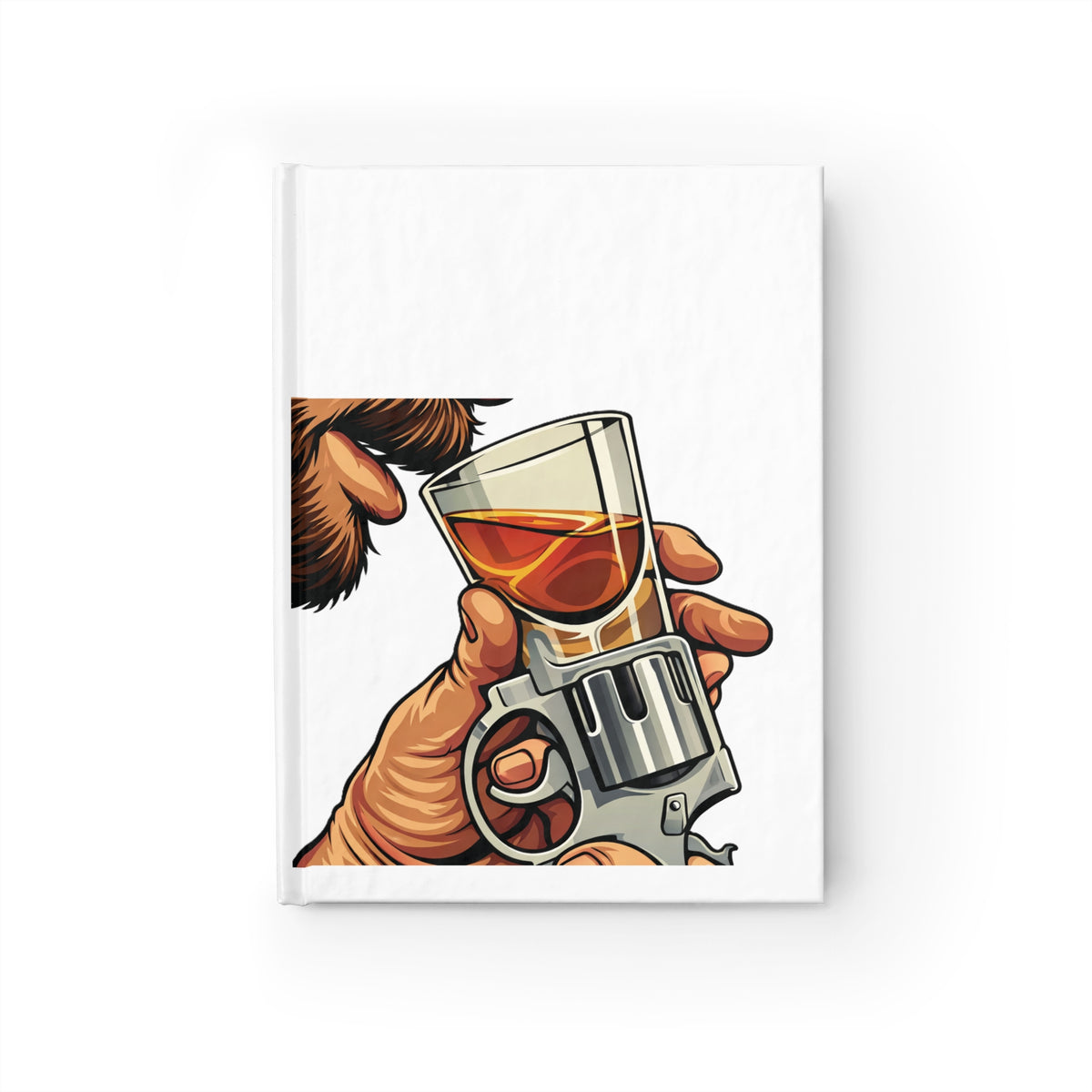 one is too many Hardcover Journal — Ruled Notebook for Men, Bar Notes & Gift