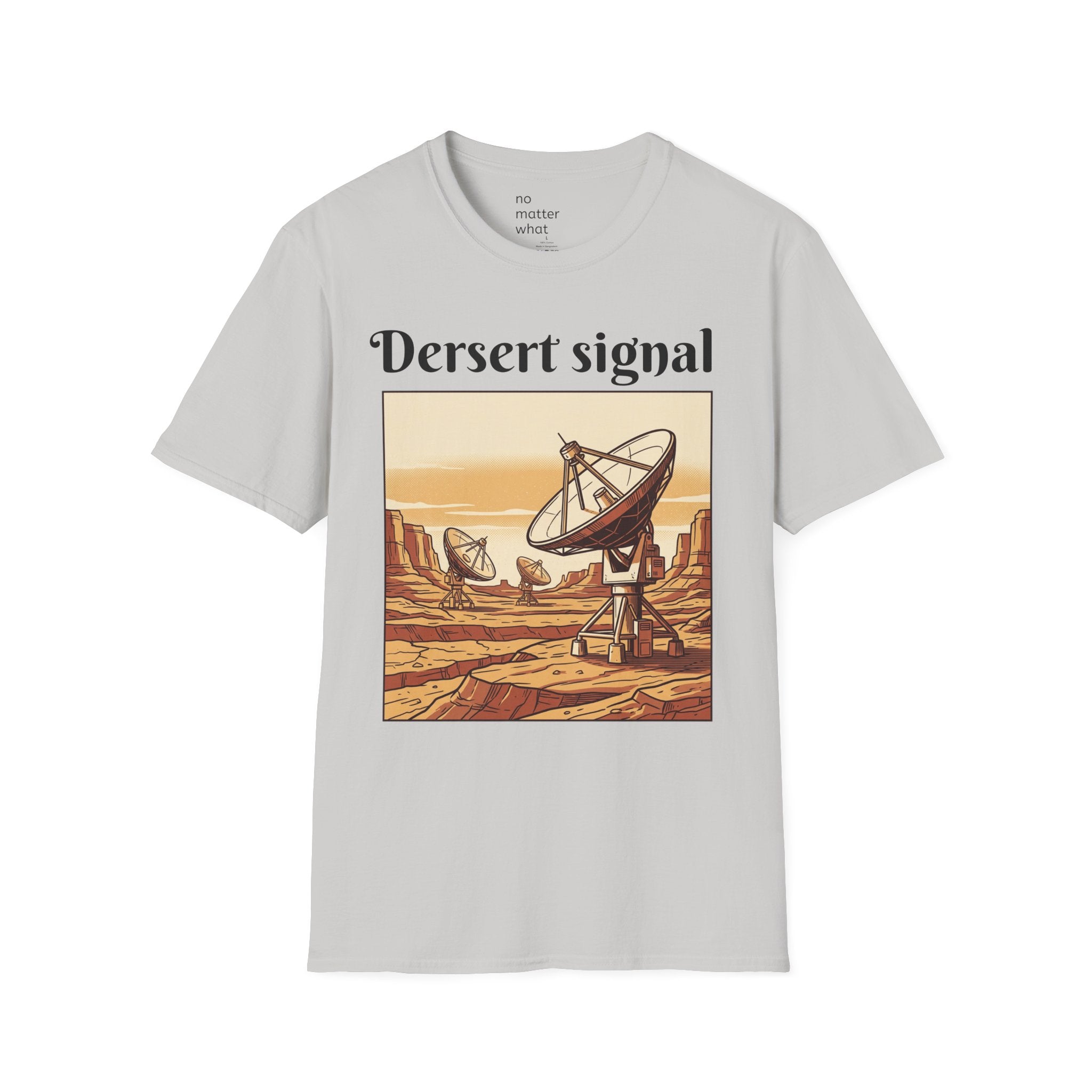 Desert Signal Retro Satellite Dish Graphic Tee