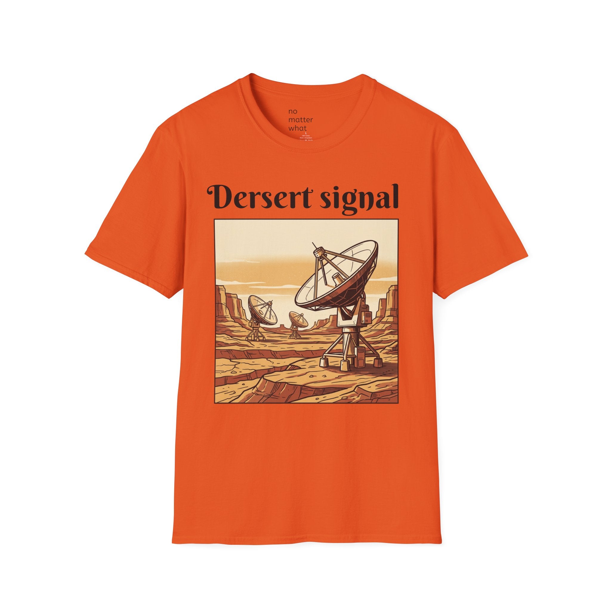 Desert Signal Retro Satellite Dish Graphic Tee