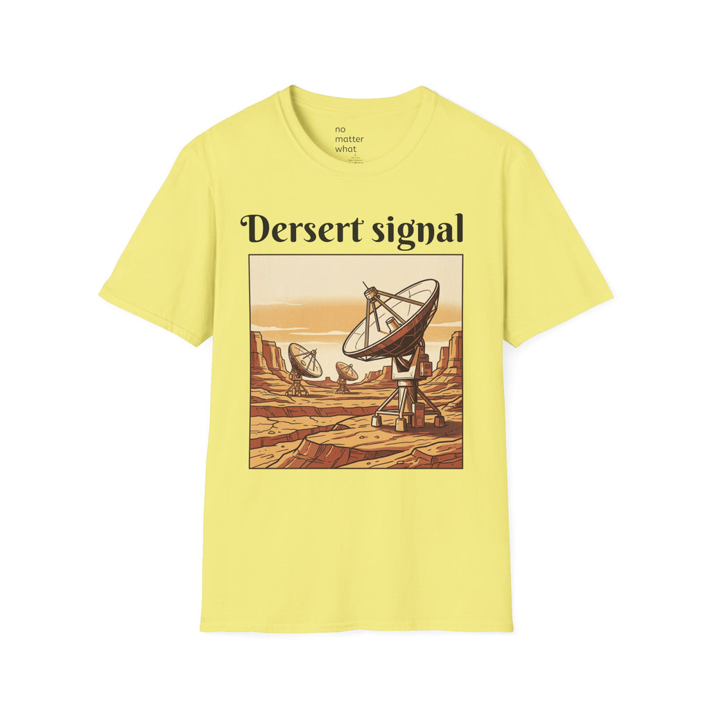 Desert Signal Retro Satellite Dish Graphic Tee