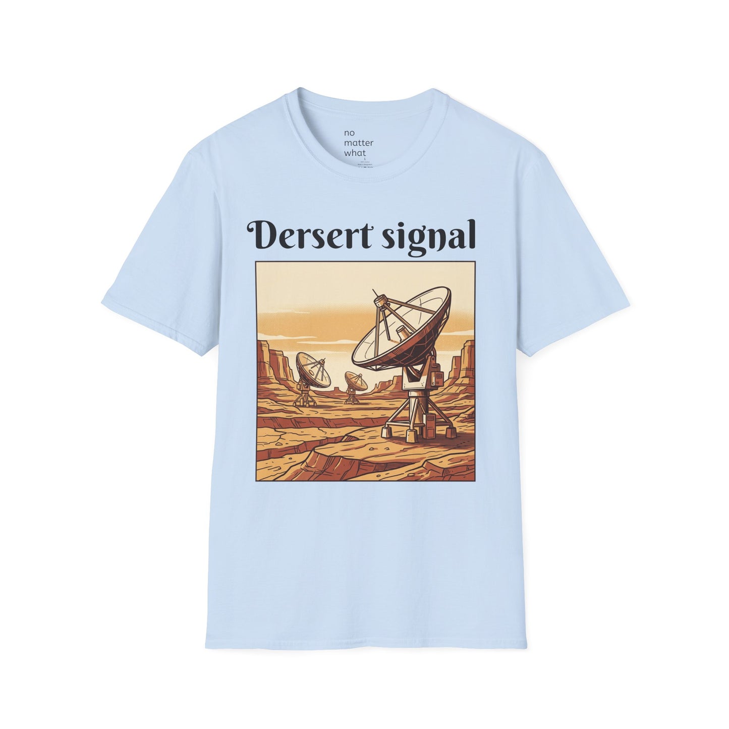 Desert Signal Retro Satellite Dish Graphic Tee