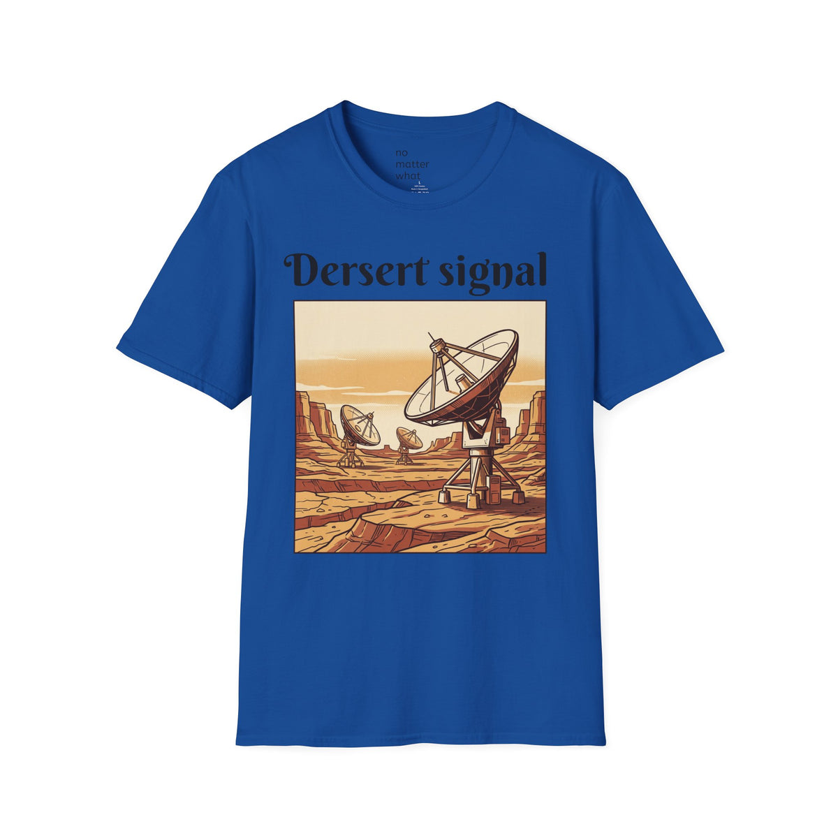Desert Signal Retro Satellite Dish Graphic Tee