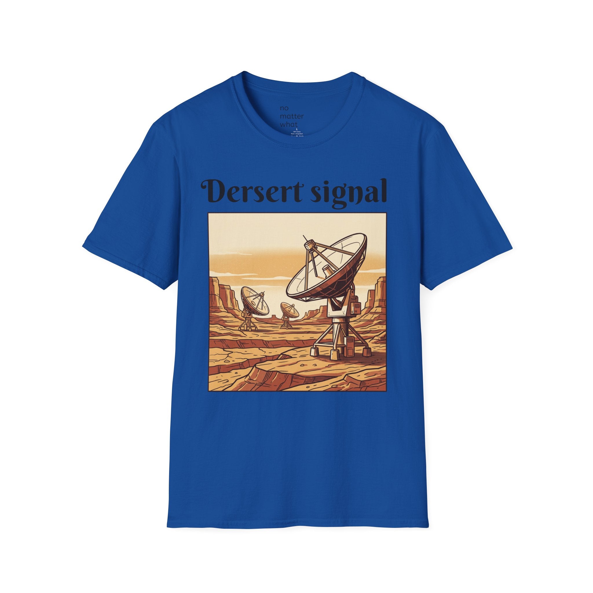 Desert Signal Retro Satellite Dish Graphic Tee