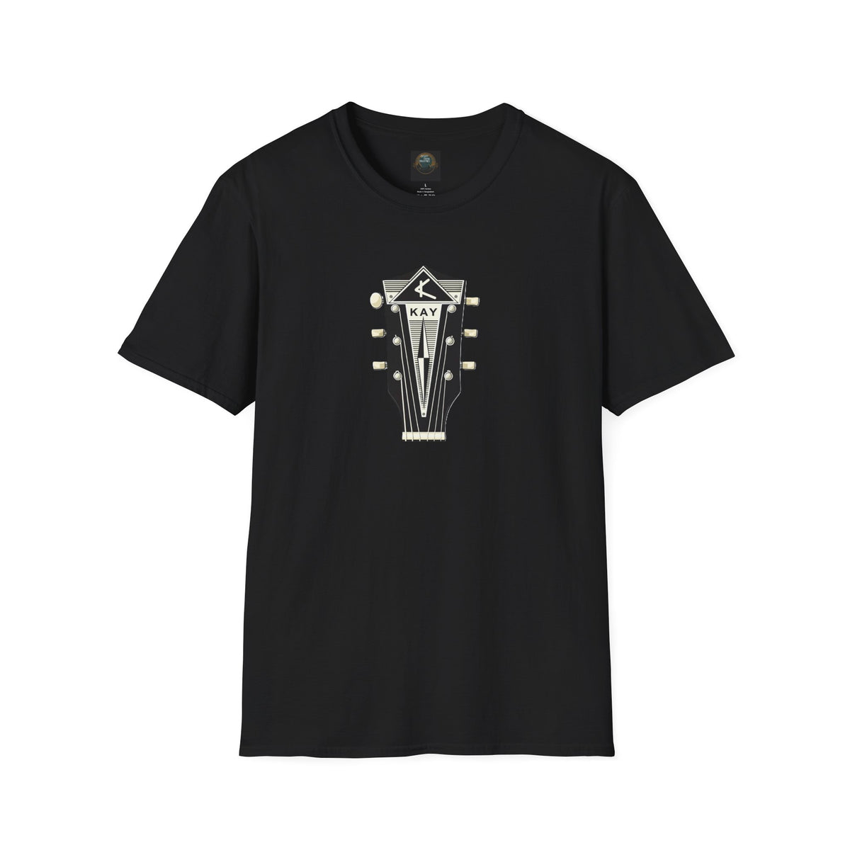 Vintage Kay Guitar Headstock T-Shirt — Retro Music Tee for Guitarists