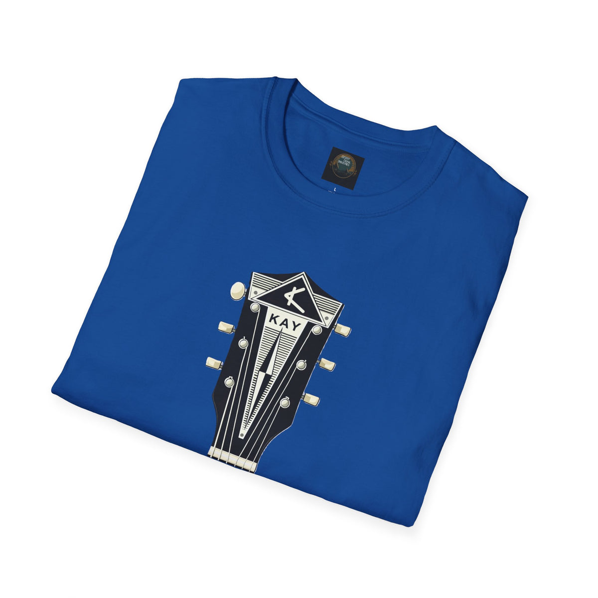 Vintage Kay Guitar Headstock T-Shirt — Retro Music Tee for Guitarists