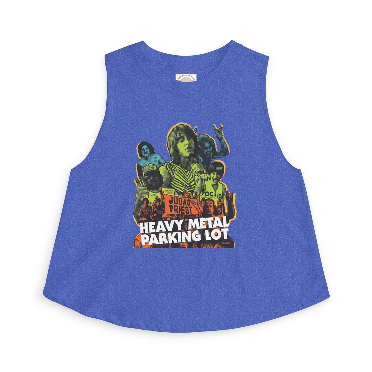 Heavy Metal Parking Lot Graphic Crop Top