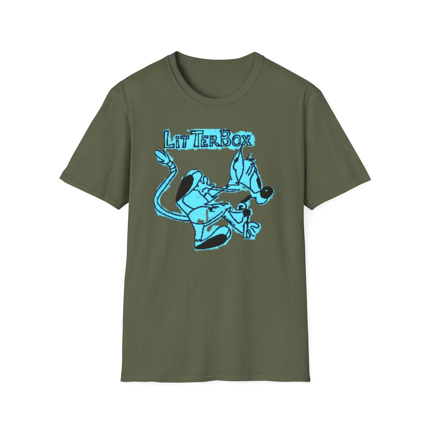 Litterbox Cat Graphic T-Shirt