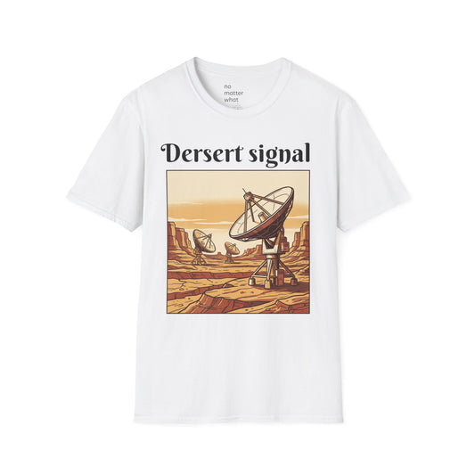 Desert Signal Retro Satellite Dish Graphic Tee