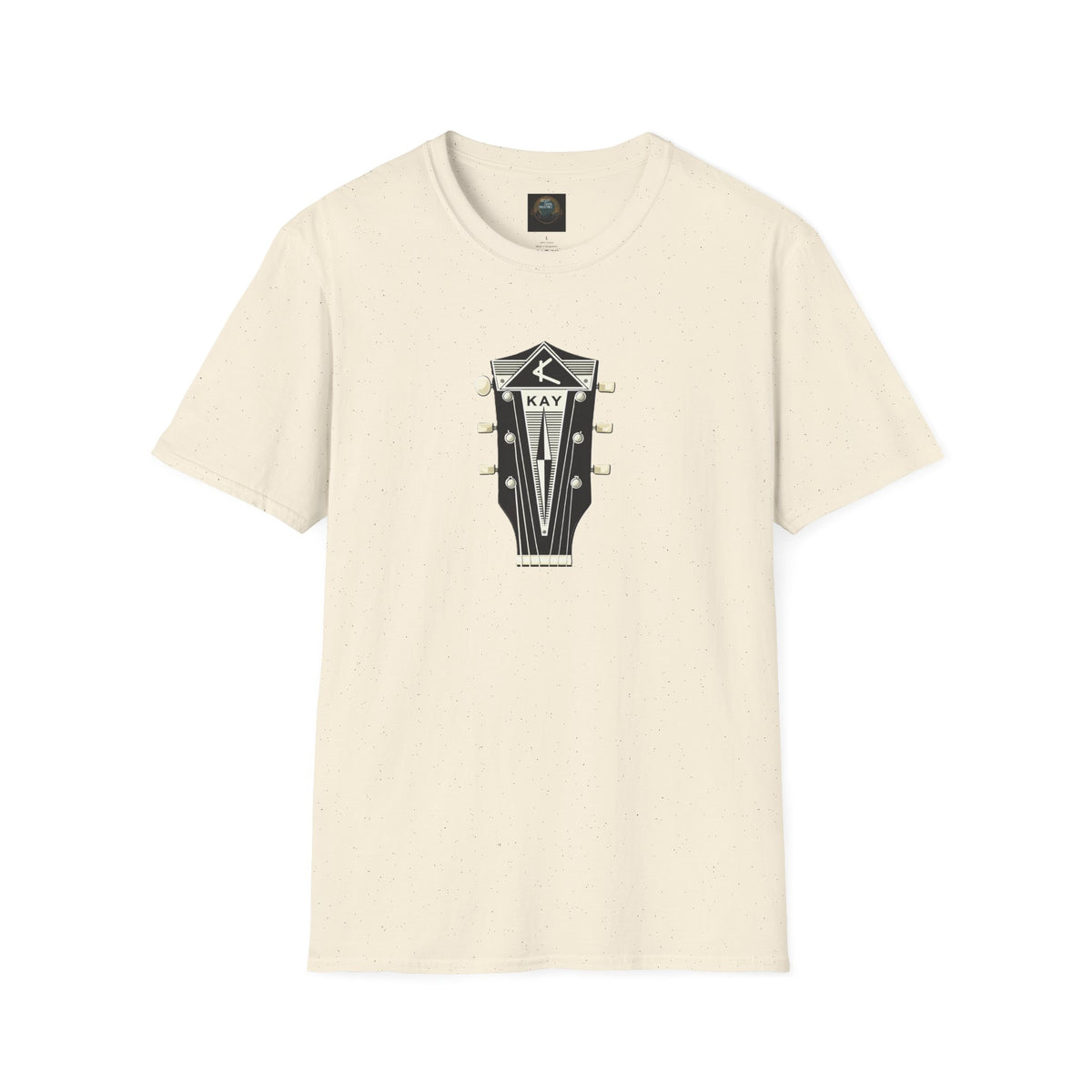 Vintage Kay Guitar Headstock T-Shirt — Retro Music Tee for Guitarists
