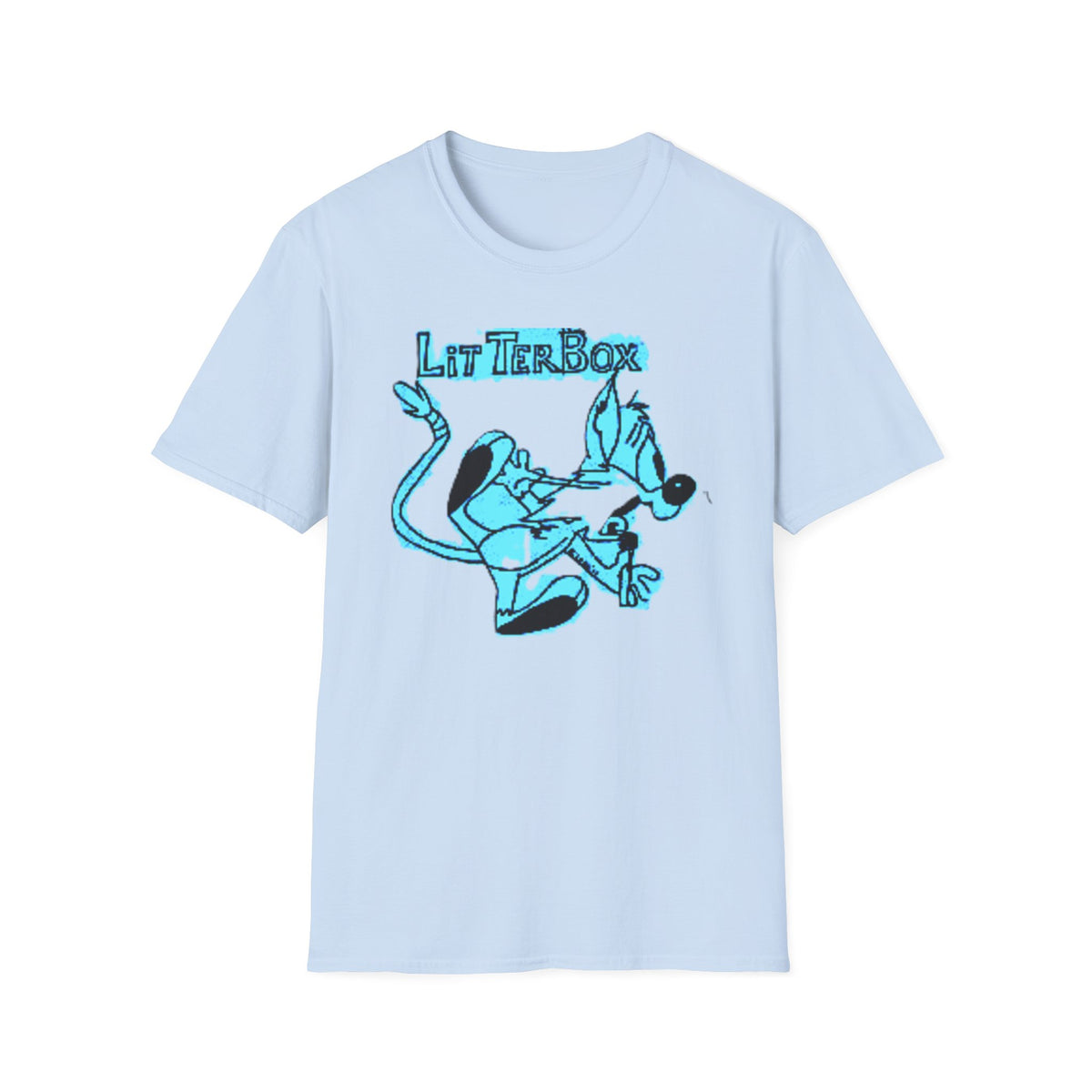 Litterbox Cat Graphic T-Shirt