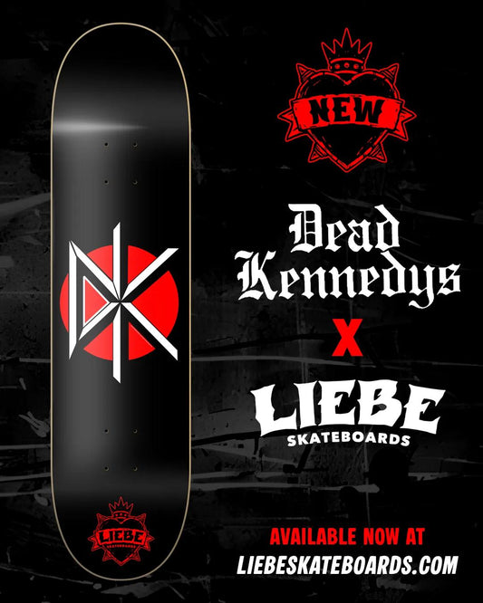 Dead Kennedys x Liebe Skateboards Deck